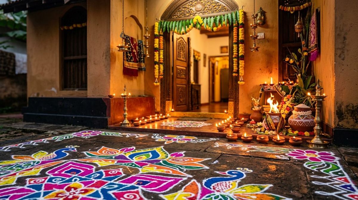 תָאי פּוֹנגָל וקוֹלָם — פסטיבל בסרי לנקה