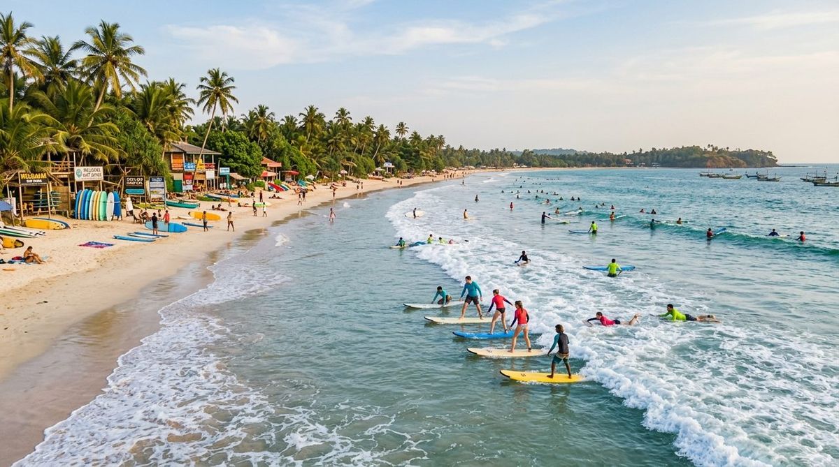 גלישה בוליגמה (Weligama)