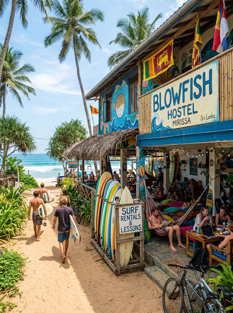 Blowfish Hostel — הוסטל מיריסה