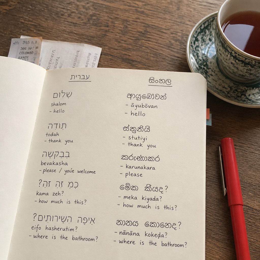 25 מילים בסינהאלית שיפתחו לכם דלתות בסרי לנקה